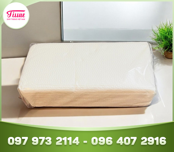 Khăn giấy đa năng lau tay 2 lớp gấp 2